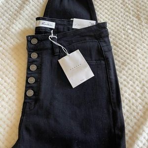 New with Tags, Black High Rise Ankle Skinny KanCan pants